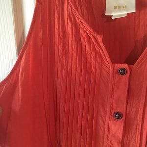 {Anthropologie} Maeve SAONA Coral Swing Tank